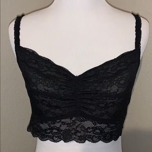 PINK Lace Bralette L